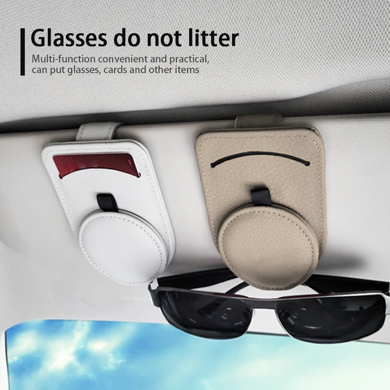 Car Glasses Holder Universal Sun Visor Eyeglasses Clip