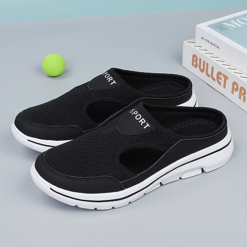 Mesh Shoes Summer Sports Slippers Women Men Casual Slip - Image 9