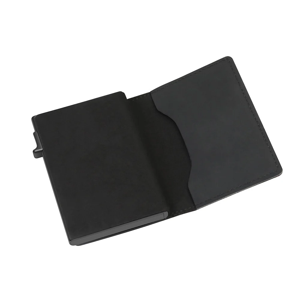 Rfid Card Holder Men Wallets Money Bag Male Black Short - Image 5
