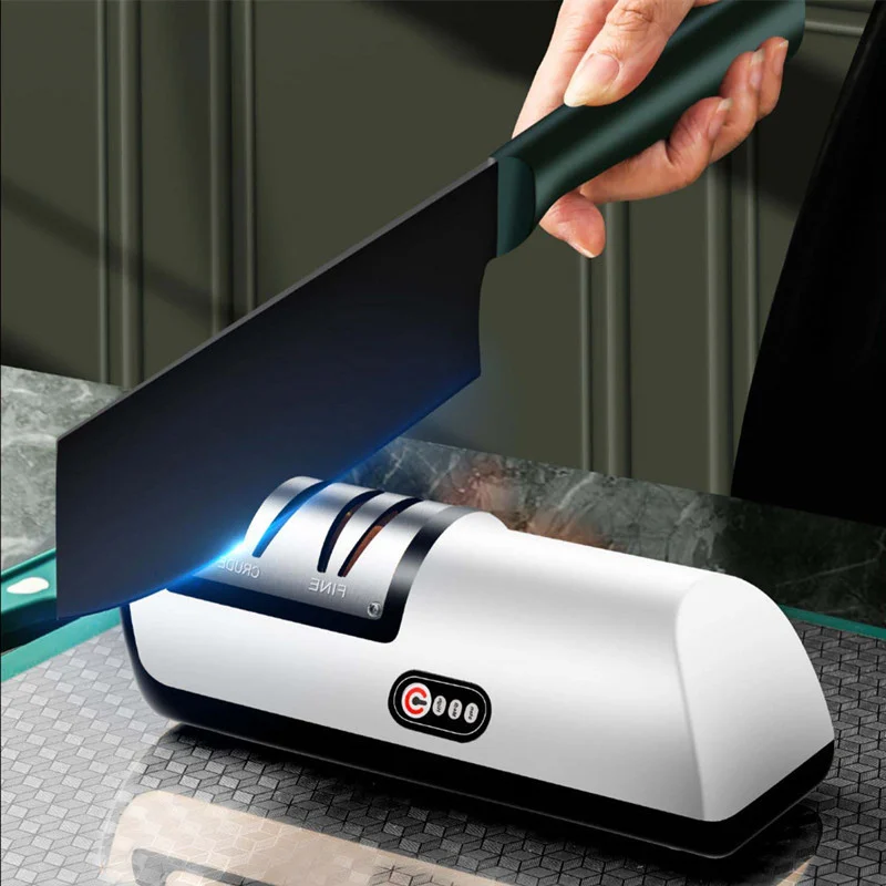 USB Rechargeable Electric Knife Sharpener Automatic - Image 3