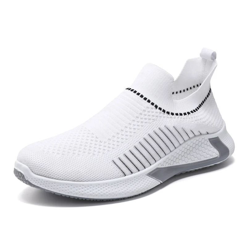 Fashion Mesh Sock Shoes with Striped Design Men Outdoor - Image 10