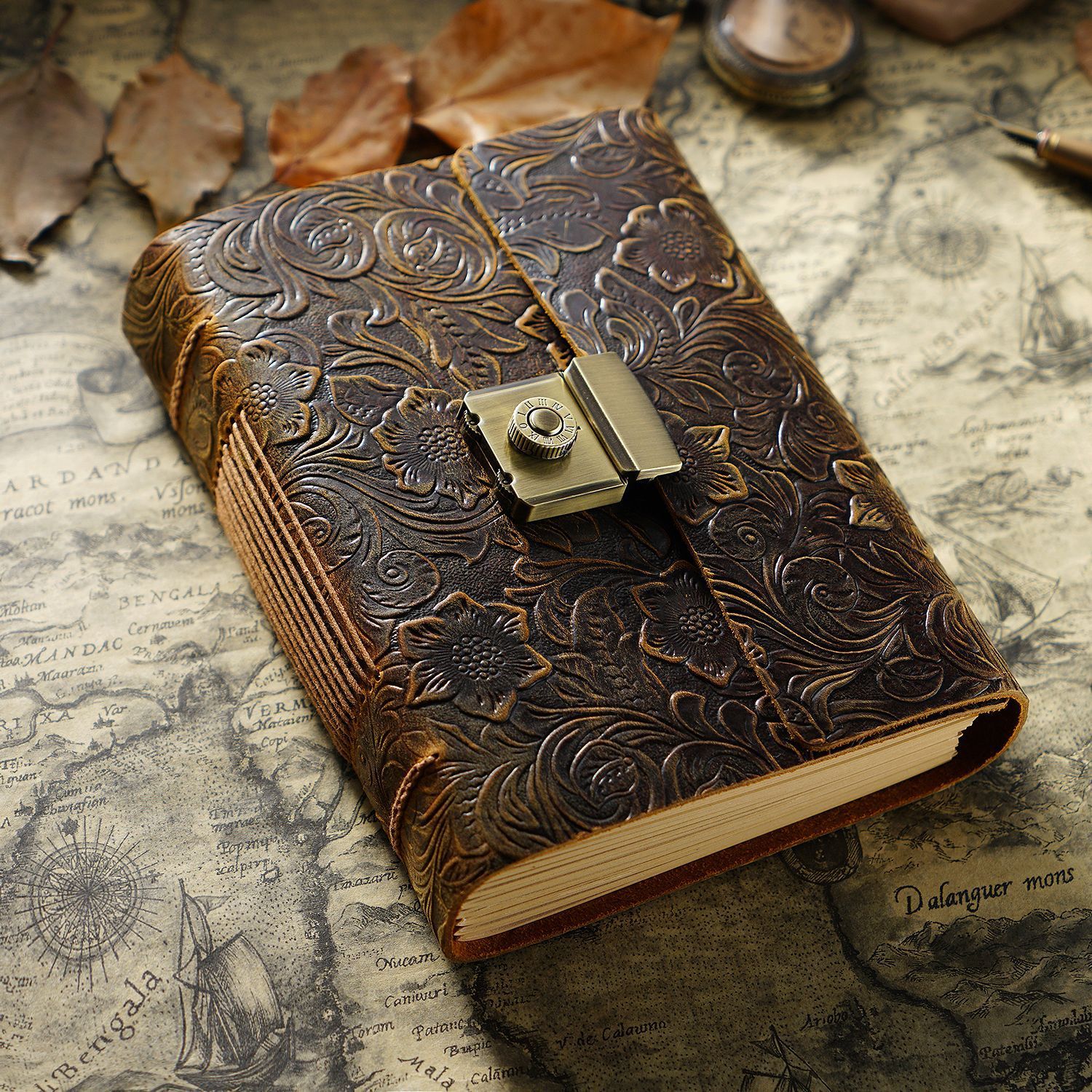 Vintage Journal Journal Cowhide Notebook - Image 10