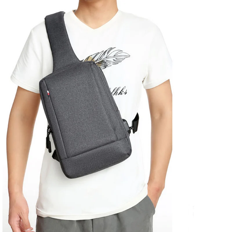 Men Chest Bag Shoulder Bags Crossbody Sling Backpack - Image 3