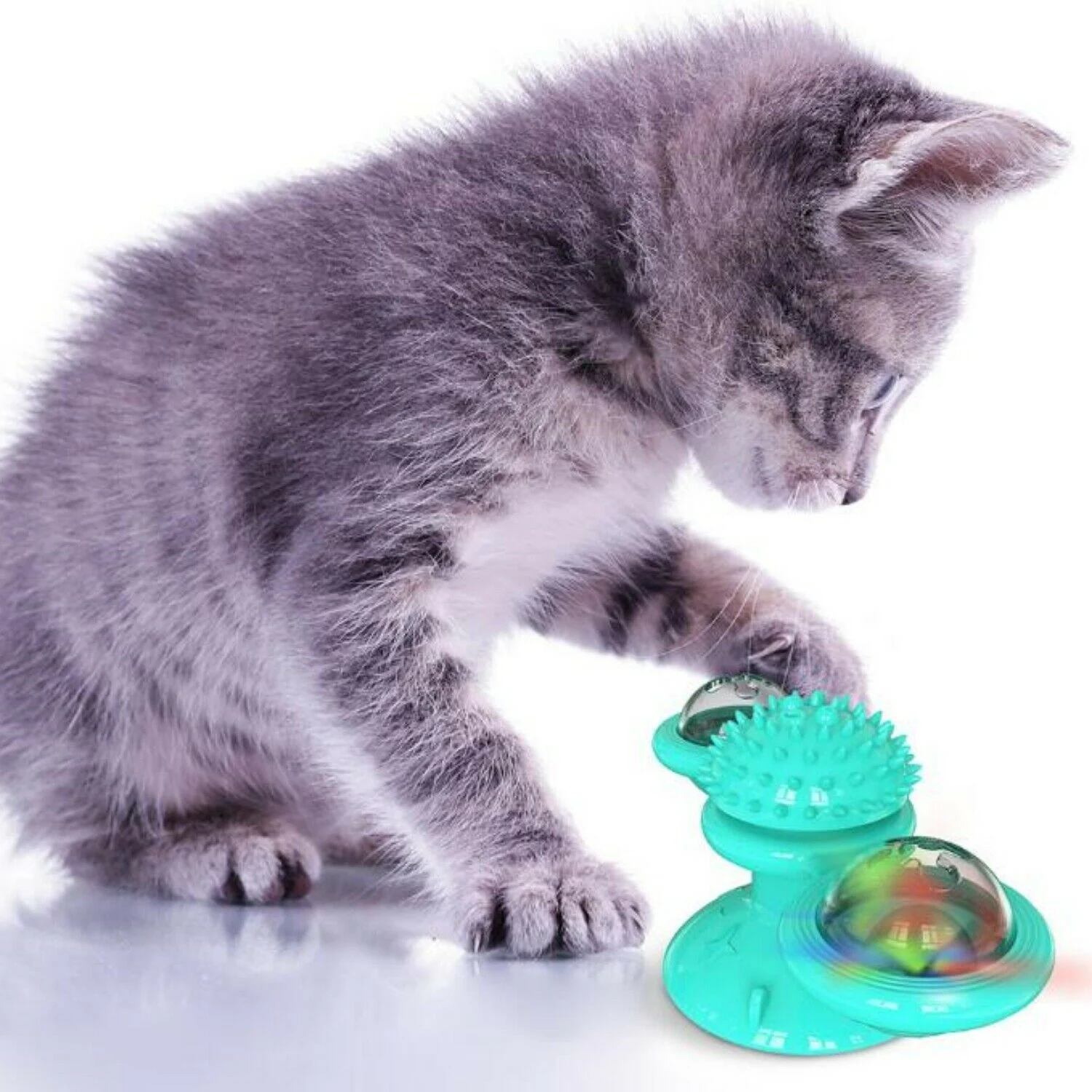 Windmill Cat Toys Cute Rotating Interactive Cat Toy - - Image 5