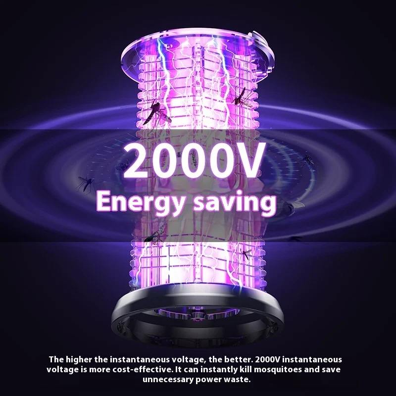 2in1 Mosquito Killer Lamp Electric Fly Catcher USB - Image 5