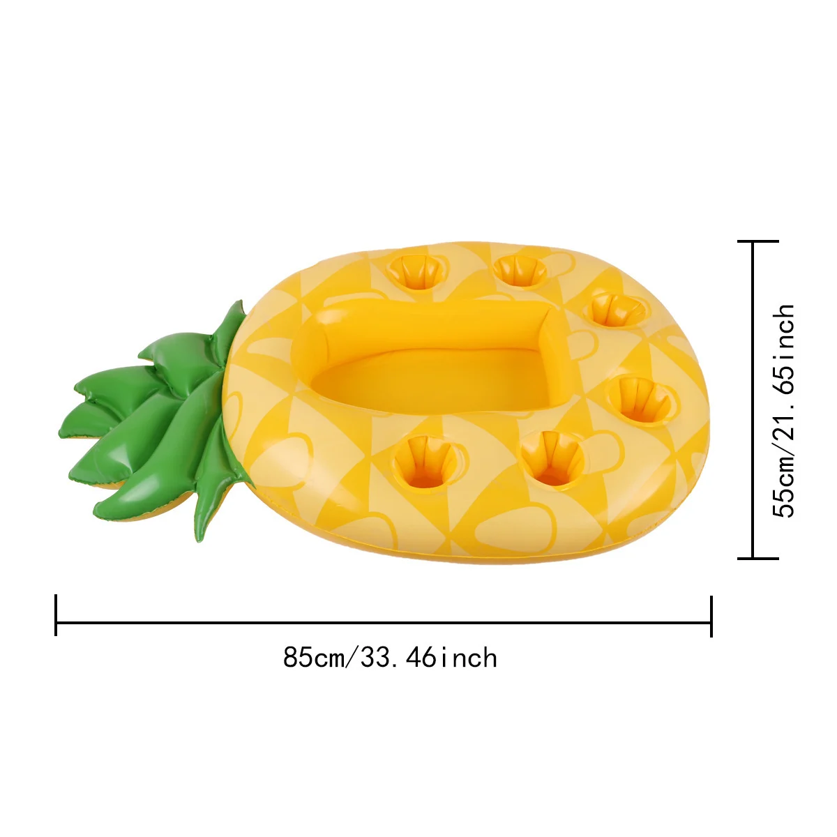 Inflatable Cup Holder Pineapple Drink Holder Swimming - Image 4