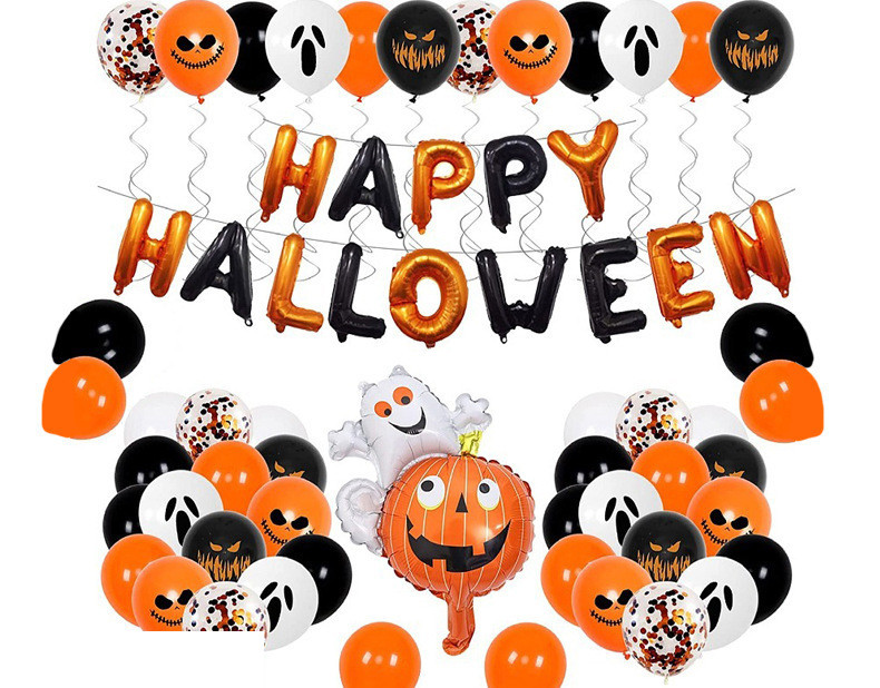 Halloween Party Decor Latex Balloons Set - Image 7