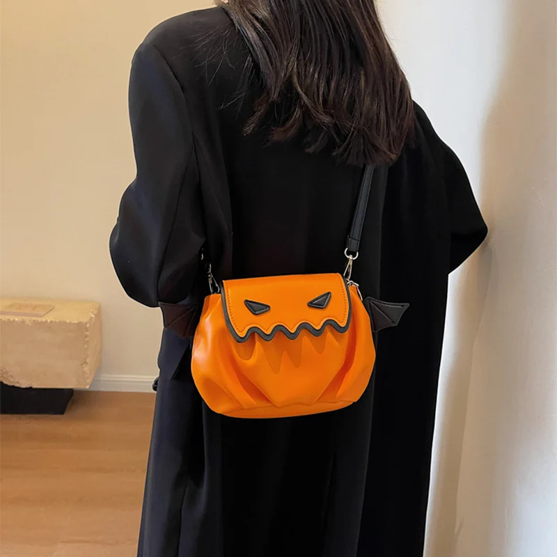 Funny Crossbody Bag Halloween Pumpkin Cartoon Shoulder - Image 2
