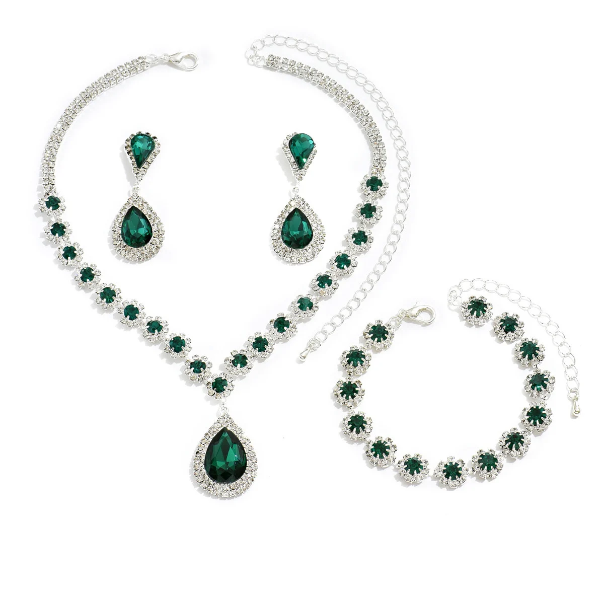 Fashion Jewelry Bridal Jewelry Suit Necklace Ear Stud - Image 5