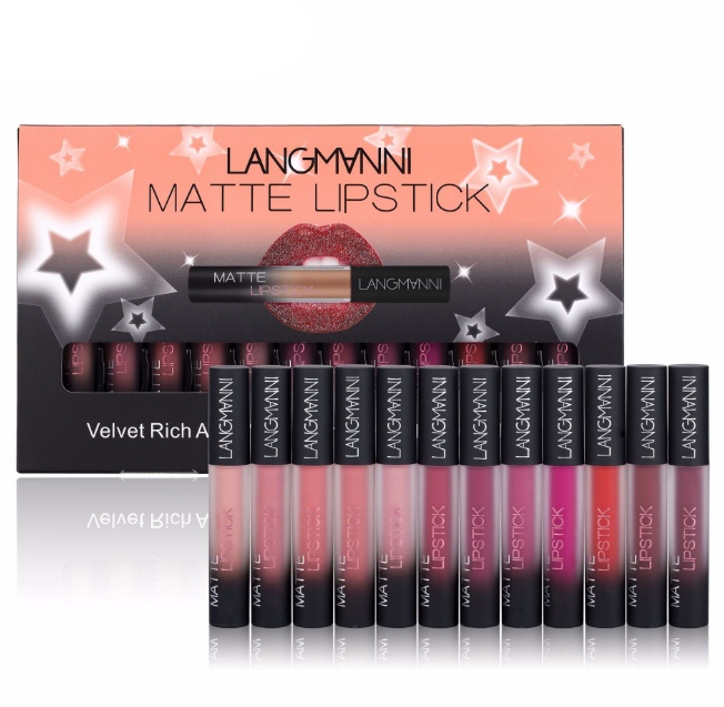 Matte Lipstick Waterproof Long-lasting Velvet Lipstick - Image 2