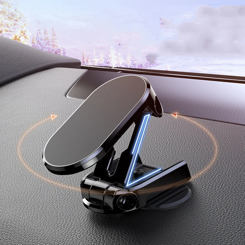 Rotate Metal Magnetic Car Phone Holder Foldable - Image 8
