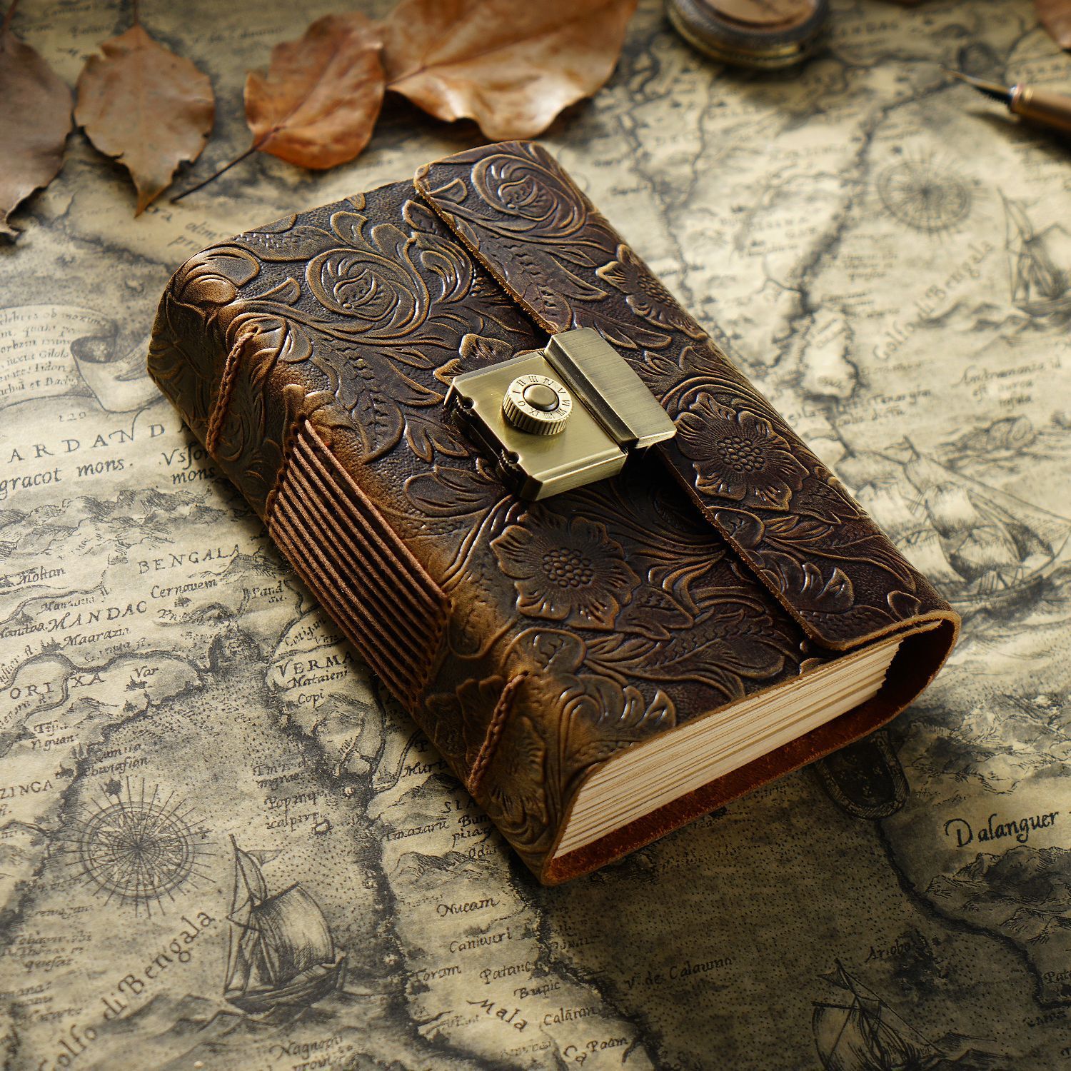 Vintage Journal Journal Cowhide Notebook - Image 7