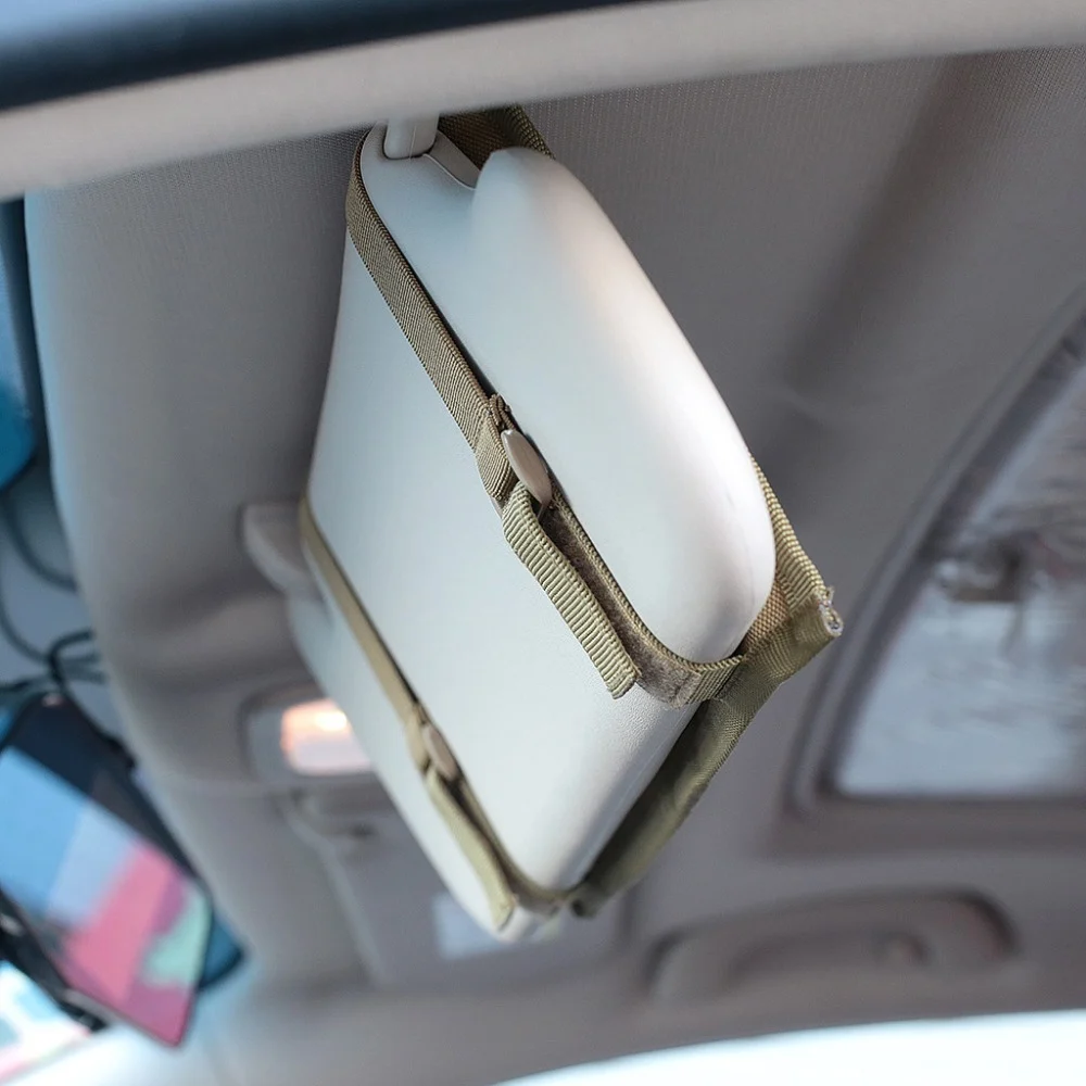 Car Sunshade Tactical Storage Bag Visor Panel Holder - Image 3
