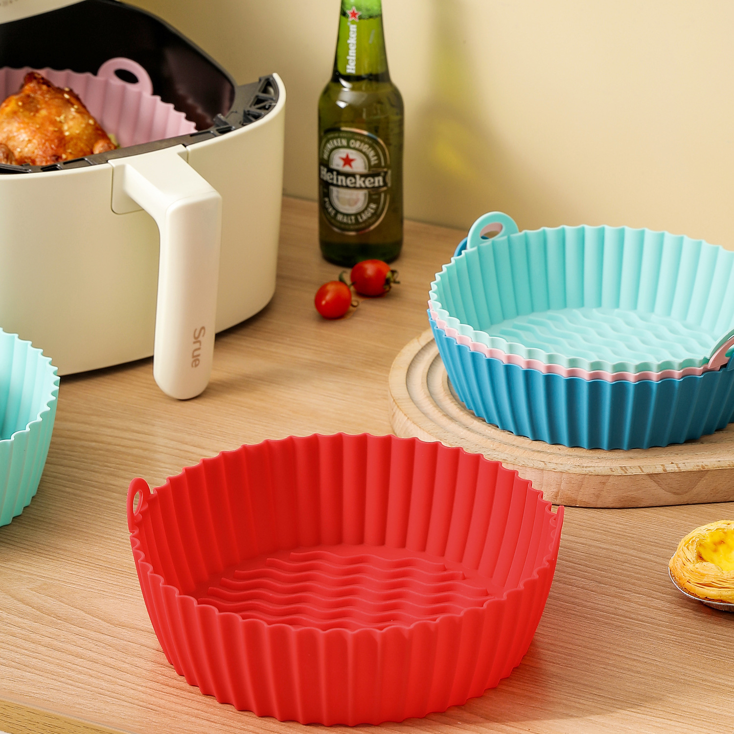 Silicone Basket Pot Tray Airfryer Liner for Air Fryer - Image 9
