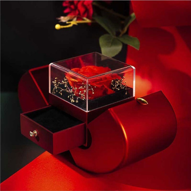Fashion Jewelry Box Red Apple Christmas Gift Necklace - Image 2
