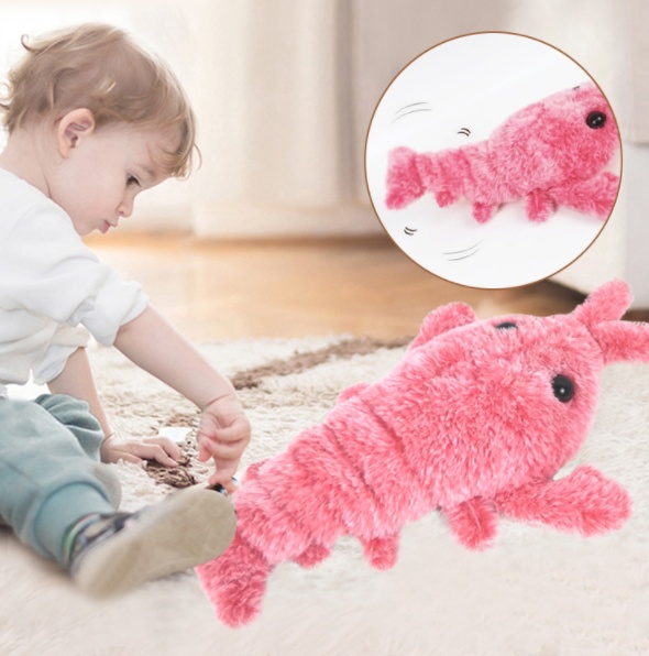 Pet Toys Electric Jumping Shrimp USB Charging - Image 2