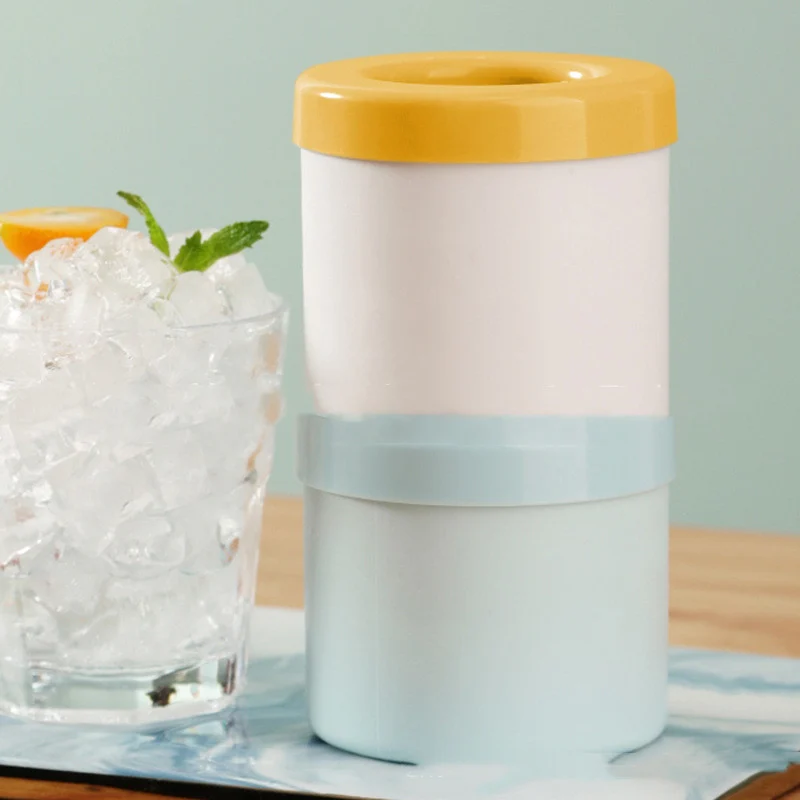 Portable 2 in 1 Ice Bucket Mold with Lid Space Saving - Image 5