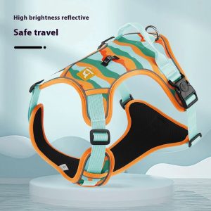 Dog Chest and Back Reflective Commuter Hand Holding