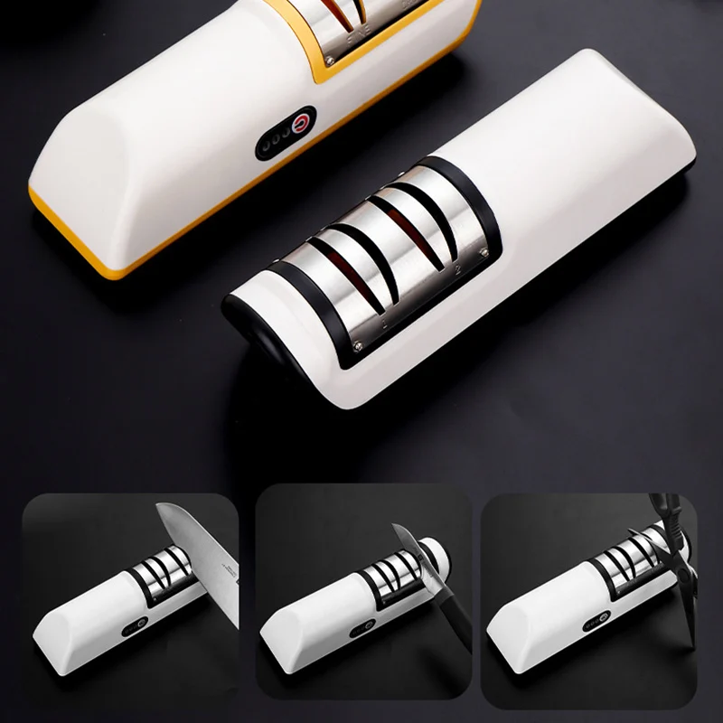 USB Rechargeable Electric Knife Sharpener Automatic - Image 5