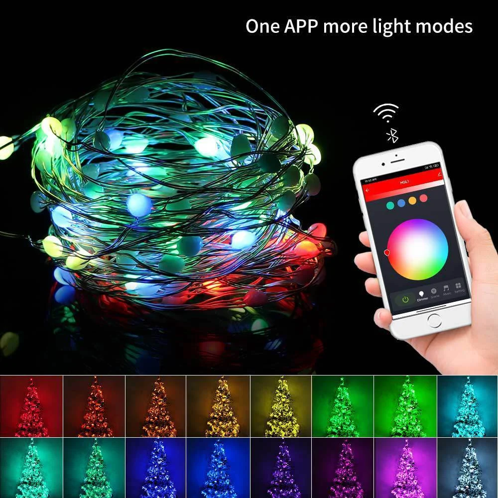 Smart LED String Lights Dancing with Music Sync - Image 5