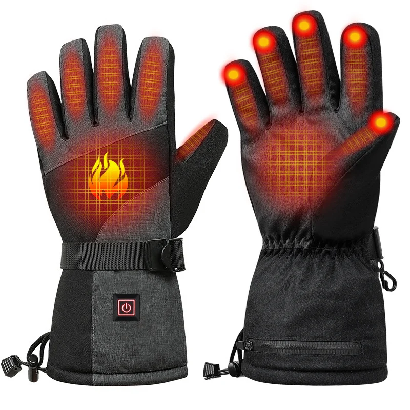 Men's and Women's Outdoor Cycling Heated Warm Gloves - Image 5