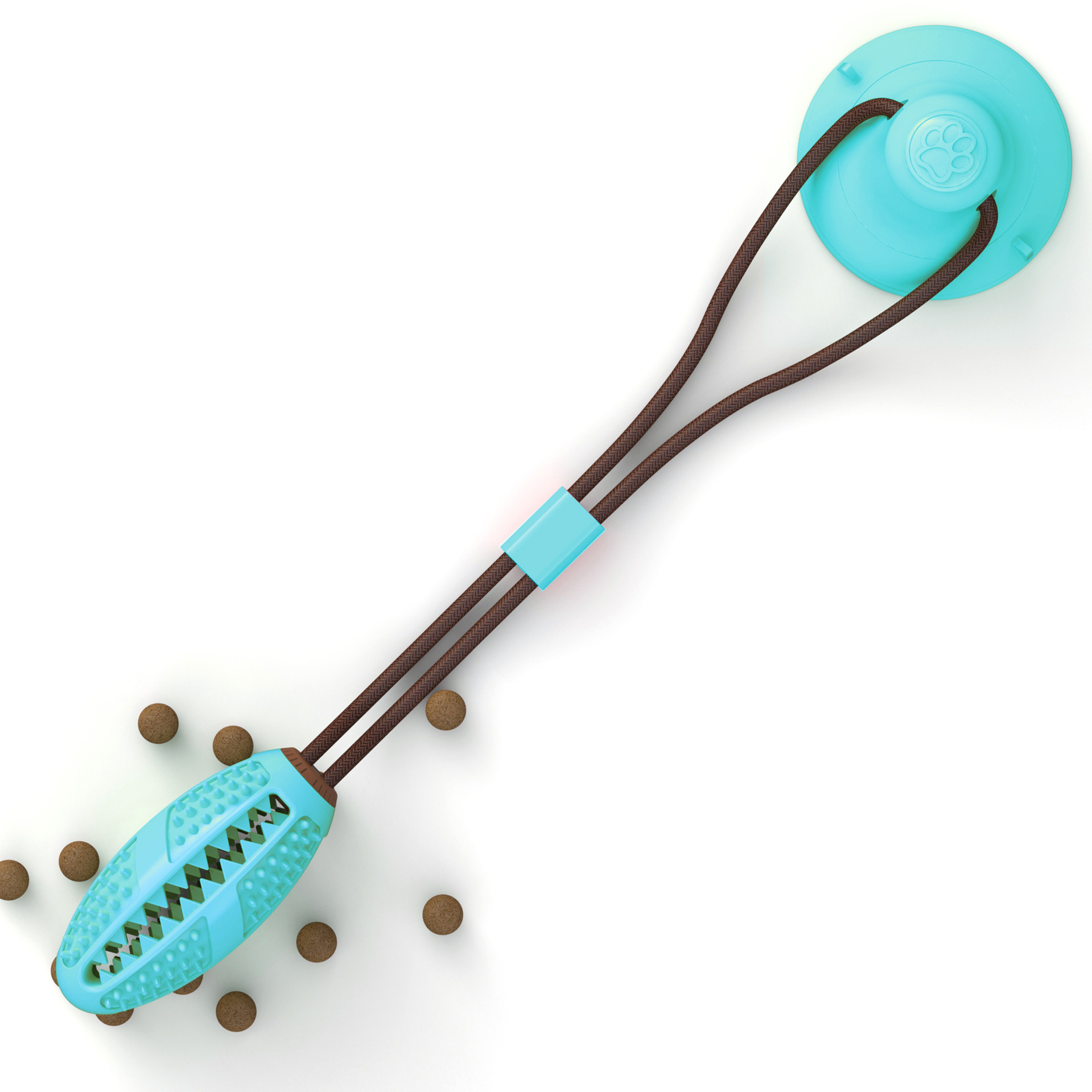 Dog Toys Silicon Suction Cup Tug Interactive Dog Ball - Image 6