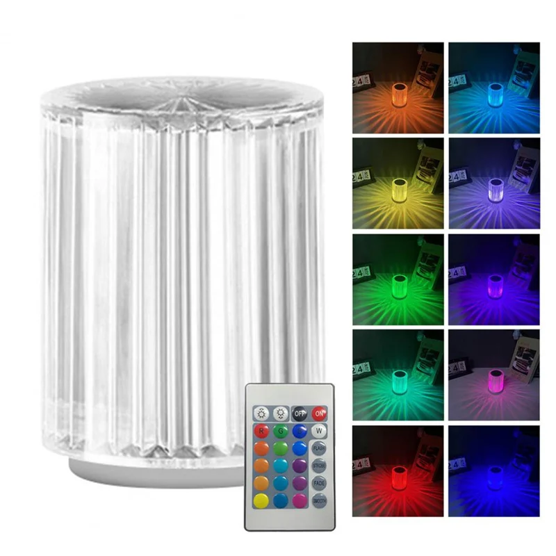 Crystal Lamp Table Lamp Atmosphere Creative Line Small - Image 2