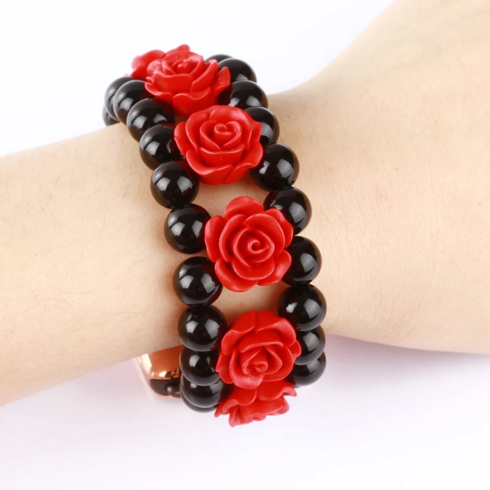 Black Onyx Jewelry Smart Watch Band - Image 2