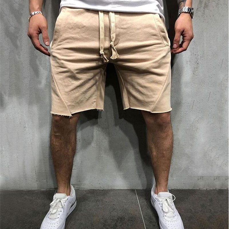Summer Mens Gym Sports Sport Grey Shorts for Men - Image 6