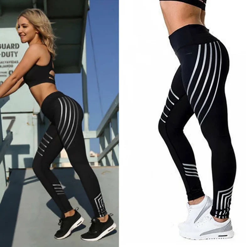 Women Workout Leggings Pants Women Leggins Women Fitness Night Glowing Autumn Winter Leggings Women legins - Image 9