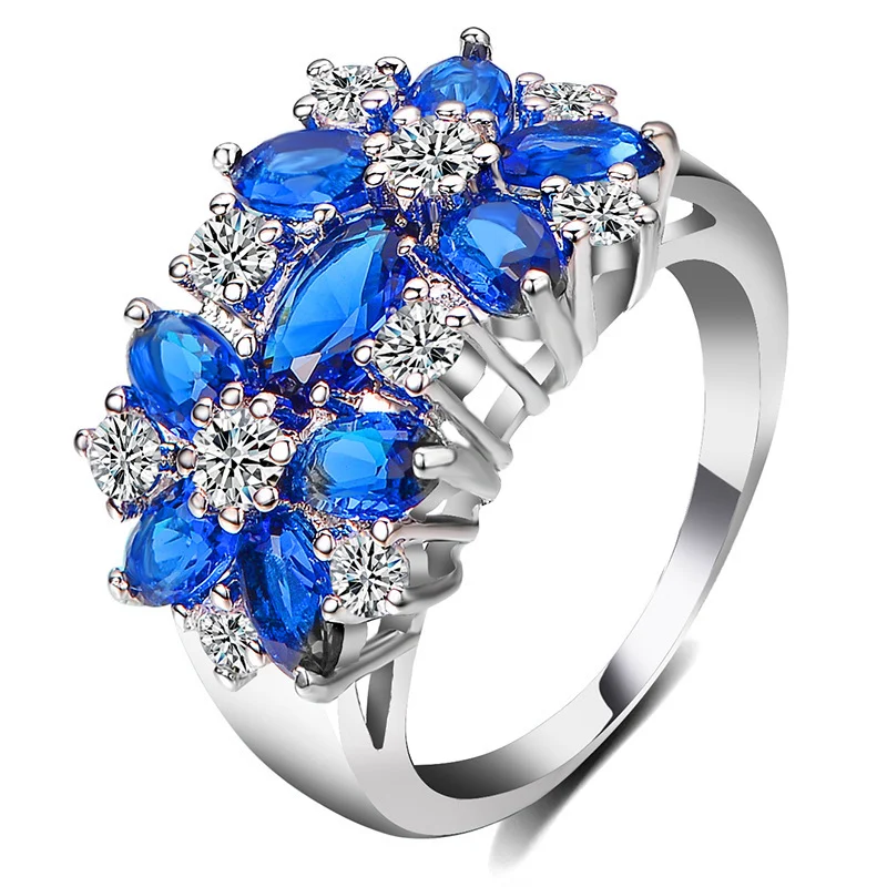 flower rings for women fashion jewelry gift - Image 5