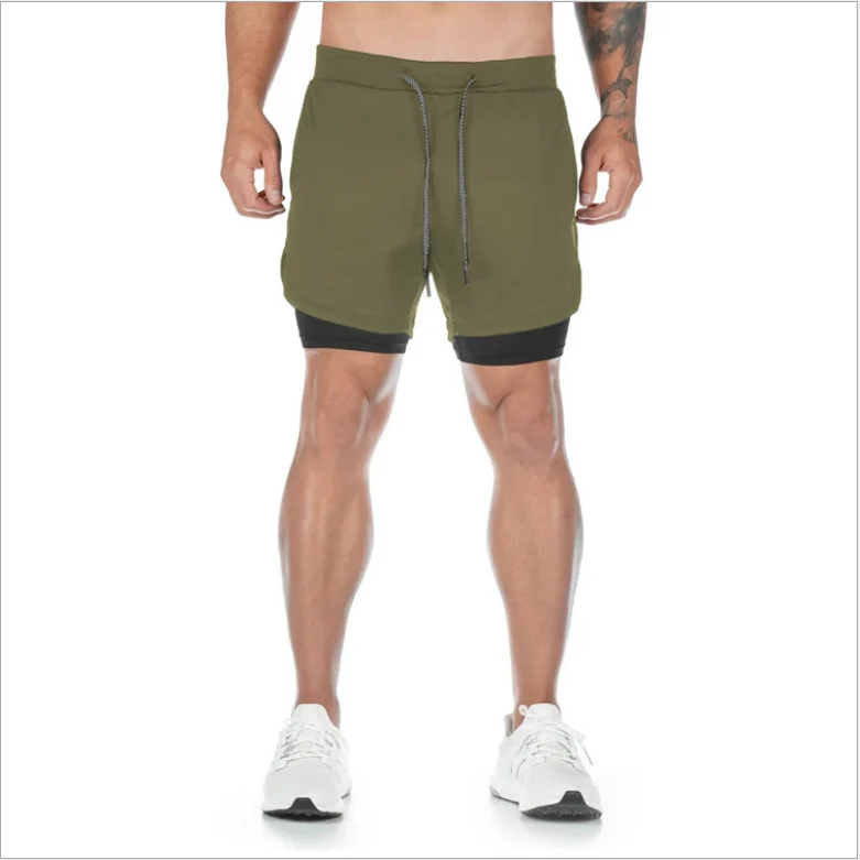 Summer Running Shorts Men 2 in 1 Sports Shorts - Image 8