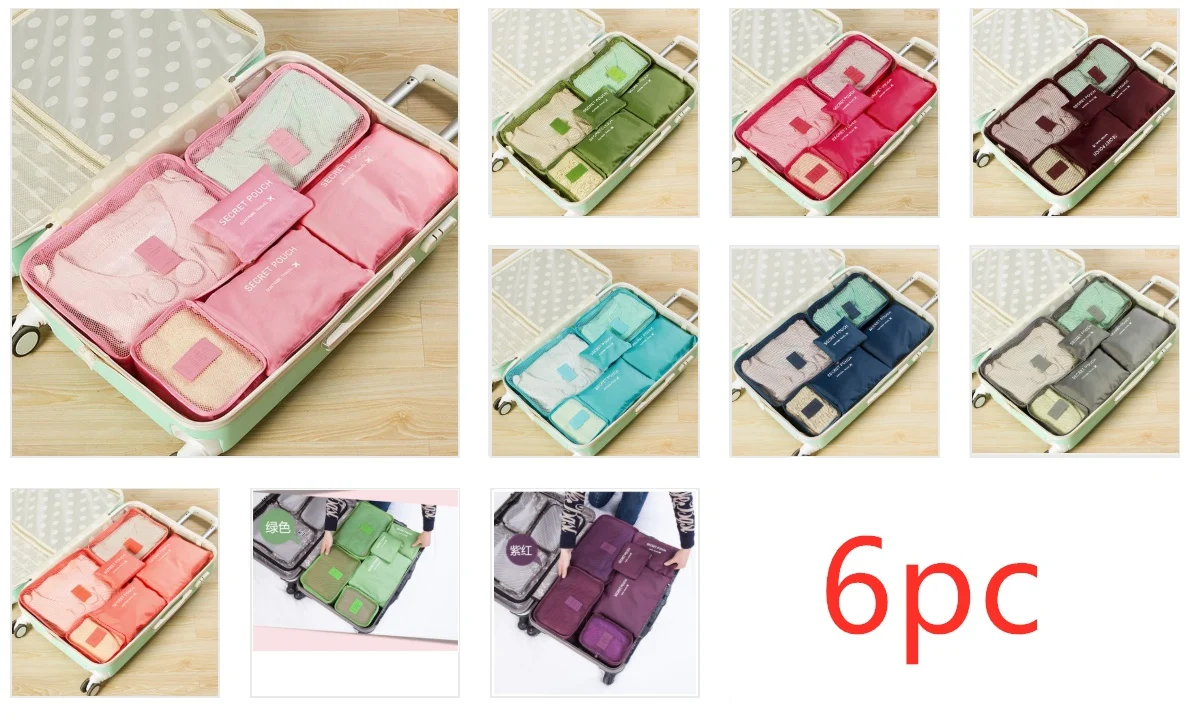 Durable Waterproof Nylon Packing Cube Travel Organizer - Image 2
