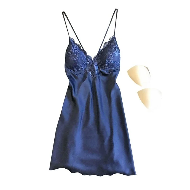 Pijamas Women Pajamas Sexy Lingerie Satin Pajamas Lace Night - Image 2