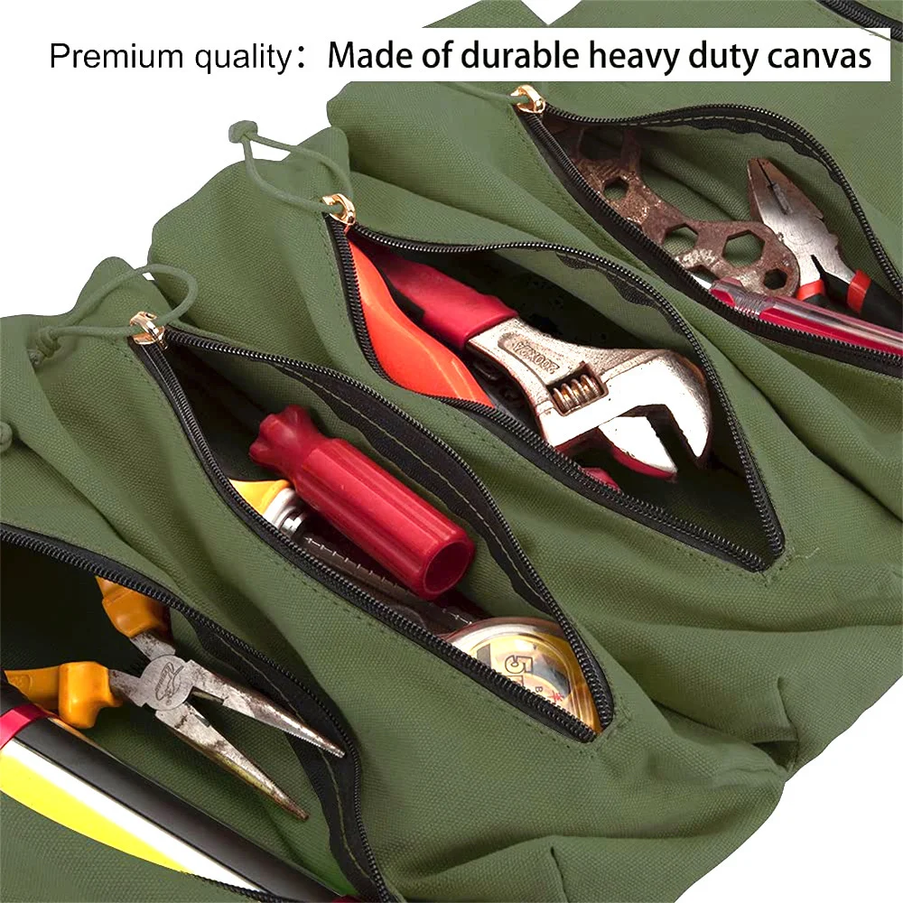 Super Roll Tool Roll Multi-Purpose Roll Up Tool Bag - Image 2