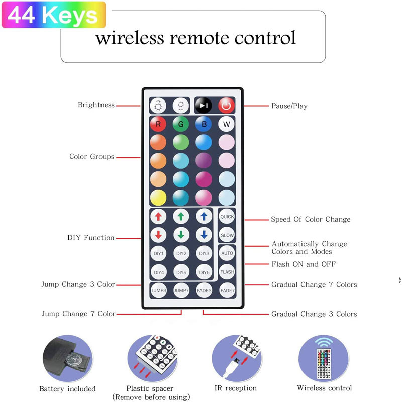 LED Strip Lights Lamp 5050 RGB Flexible Tape Diode 5M - Image 5