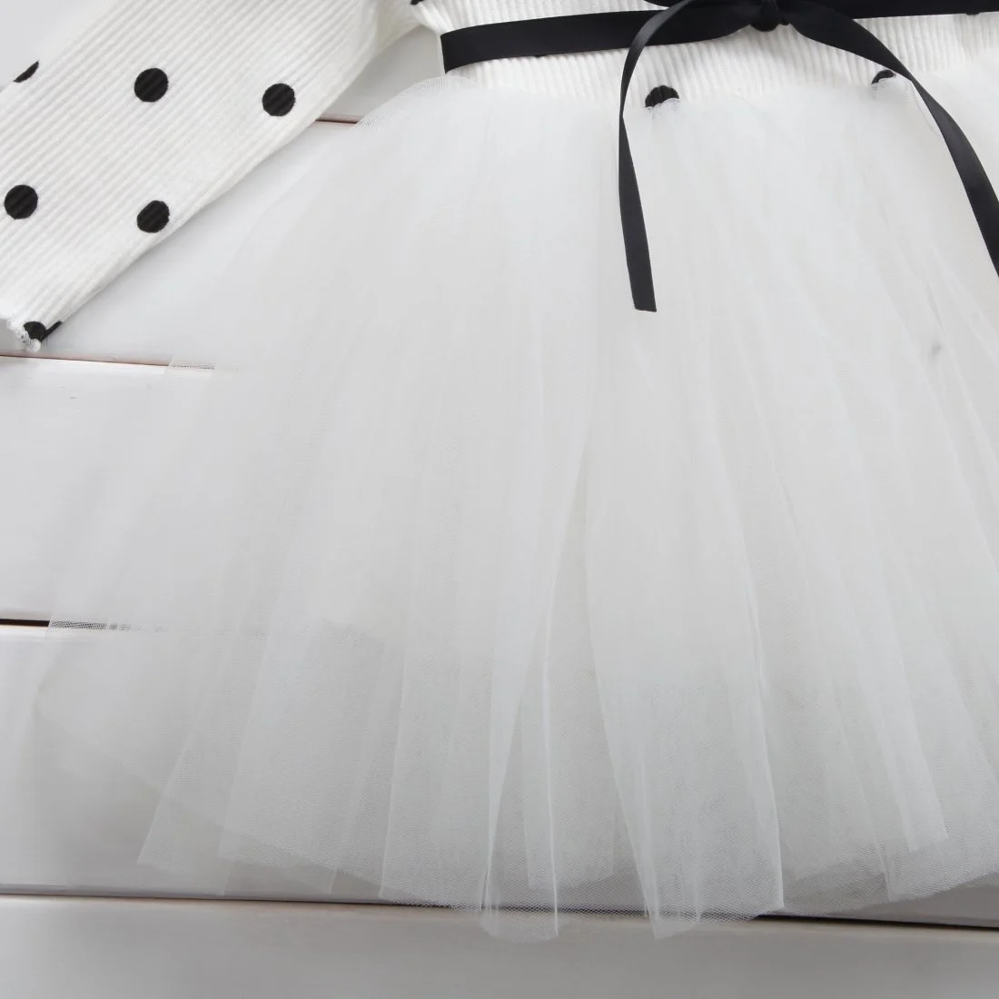 Baby Girls Spring Winter Long Sleeve Tutu Lace Dresses - Image 9
