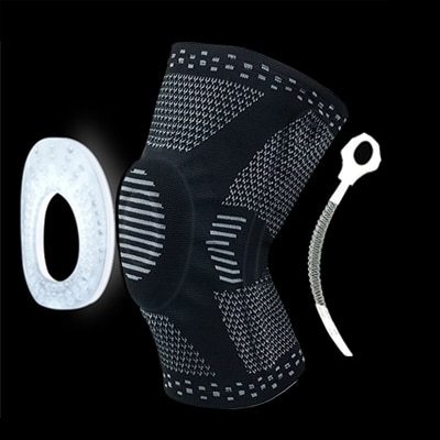 Knee Patella Protector Brace Silicone Spring Knee Pad - Image 7