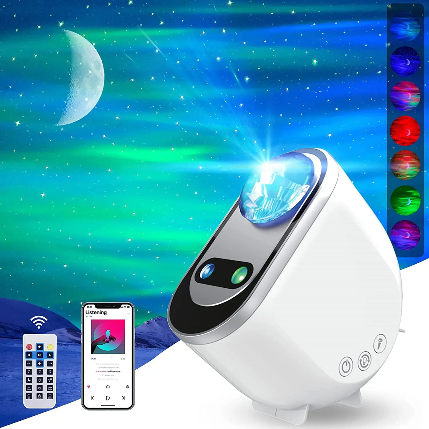 Aurora Borealis Starlight Projectors LED Galaxy Star - Image 2