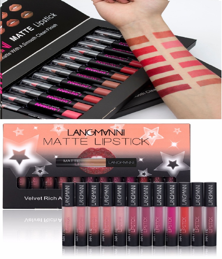 Matte Lipstick Waterproof Long-lasting Velvet Lipstick - Image 7