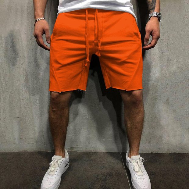 Summer Mens Gym Sports Sport Grey Shorts for Men - Image 10