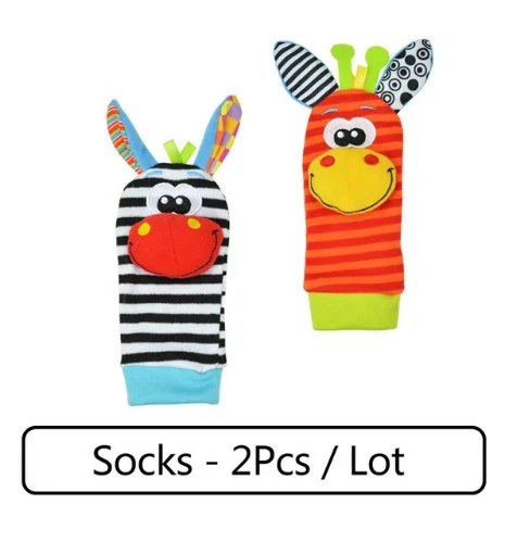 0-12 Months Soft Animal Rattle Infant Newborn Plush - Image 5