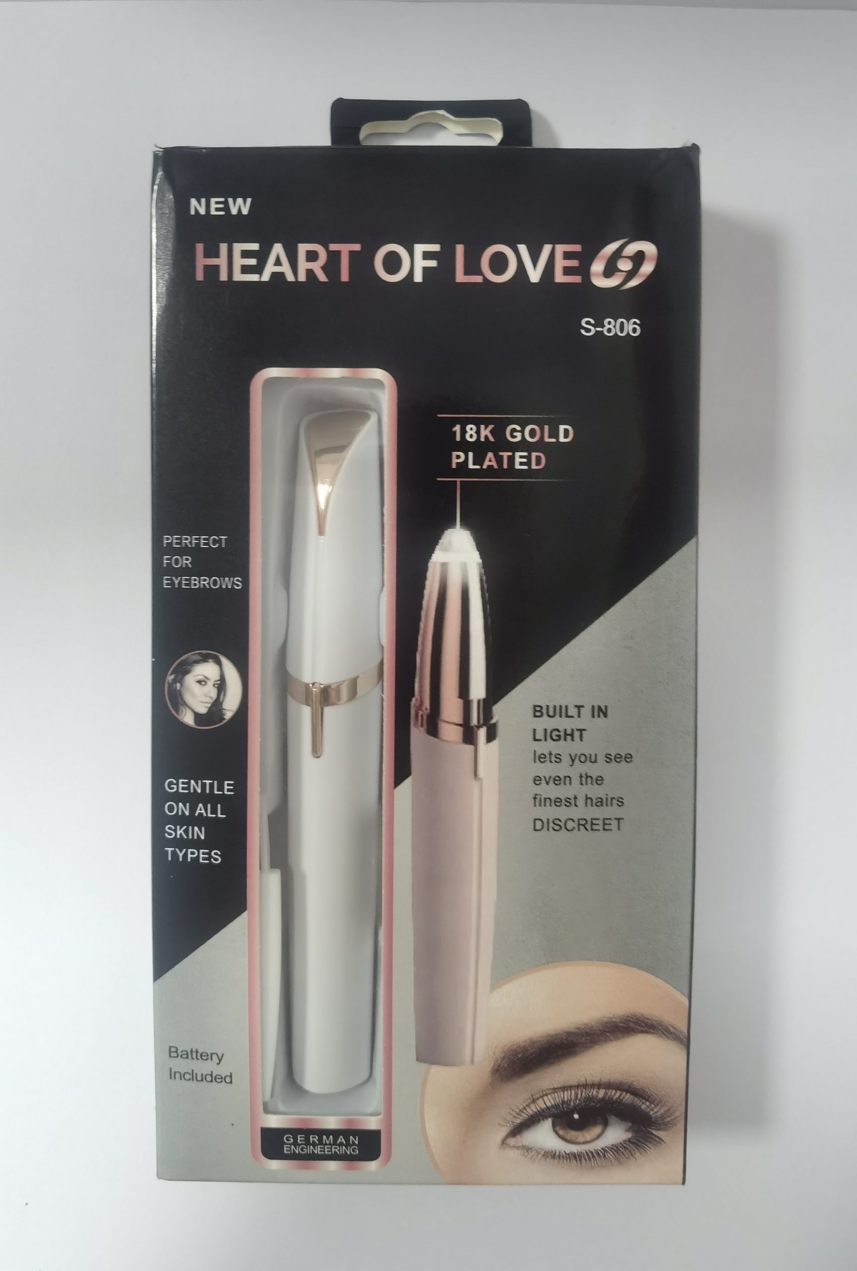 Mini Electric Eyebrow Trimmer Lipstick Brows Pen Hair - Image 6