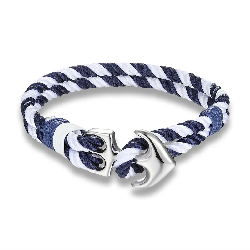 High Quality Anchor Bracelets Men Charm Nautical - Image 5