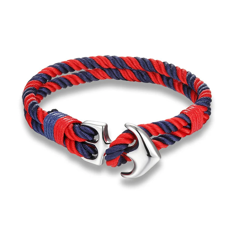 High Quality Anchor Bracelets Men Charm Nautical - Image 6