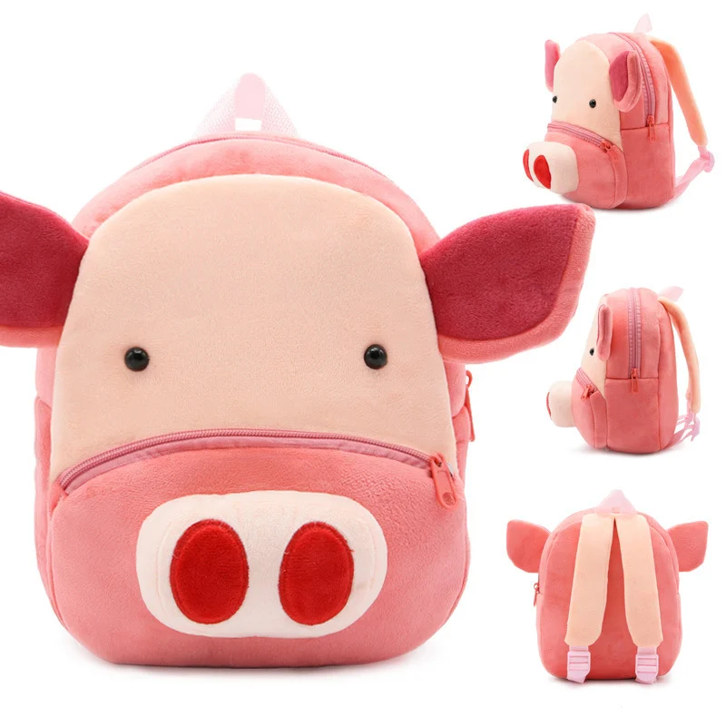 Kindergarten Small School Bag Animal Backpack - Image 9