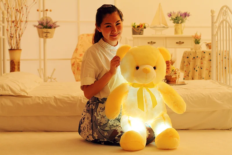 Creative Light Up LED Teddy Bear Stuffed Animals Plush - Image 5