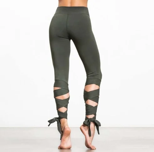 Yoga Sports Tight Leggings For Women Yoga Leggings fitness Pants dance ballet bandage leggings Women Running Tights - Image 5