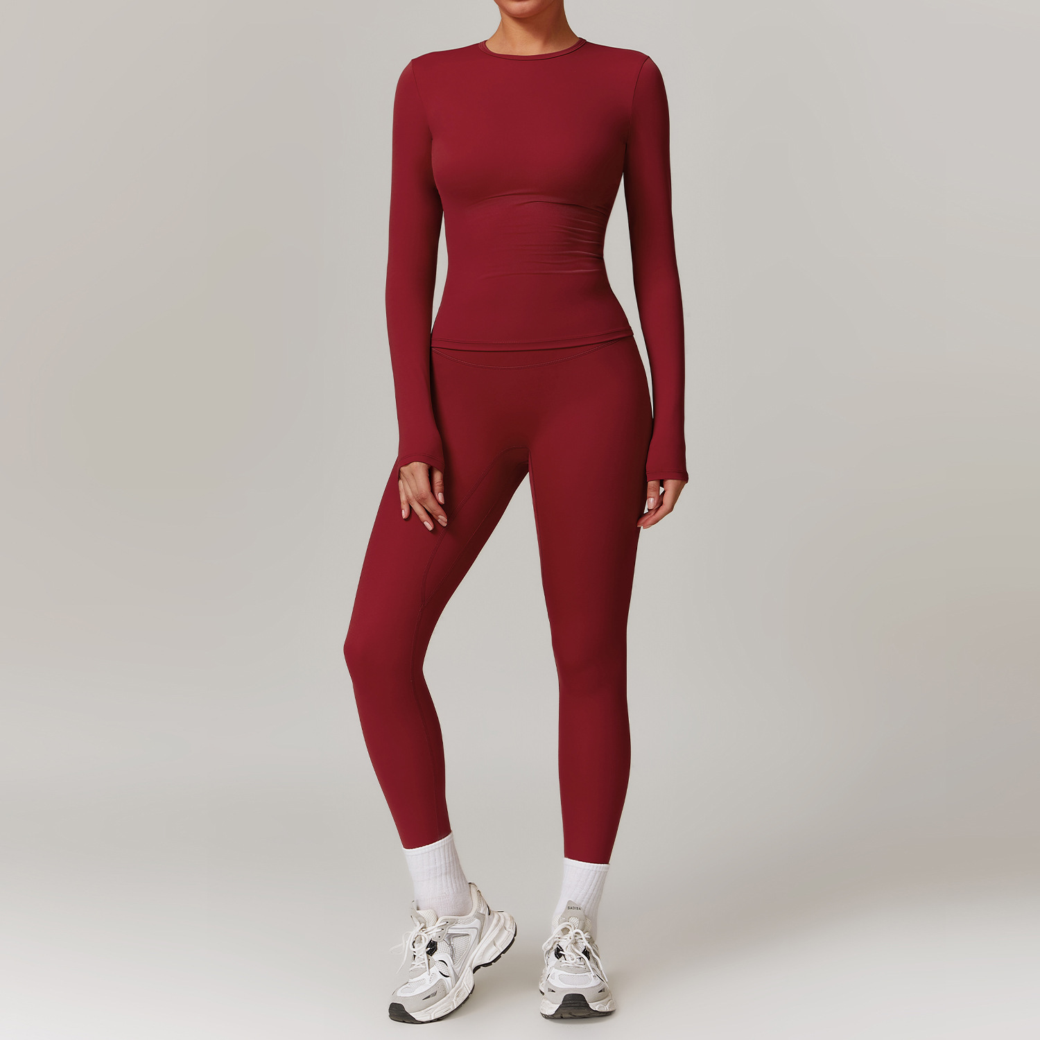 Tight-fitting Brushed Yoga Suit Quick-drying Fitness - Image 4