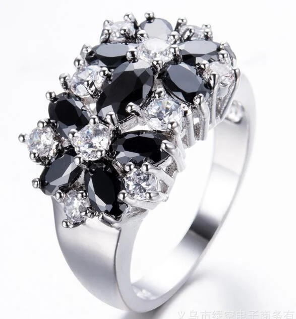 flower rings for women fashion jewelry gift - Image 2